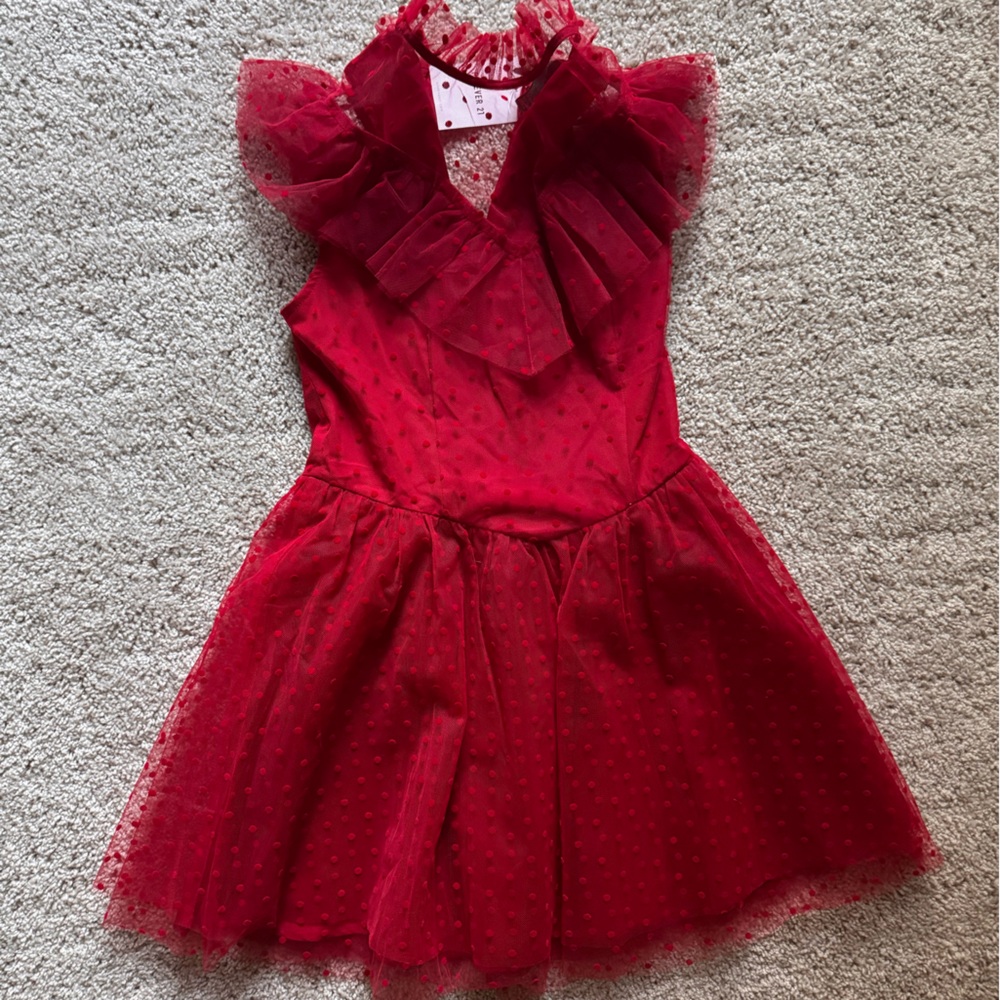 Forever 21 Red Lydia Deetz Dress